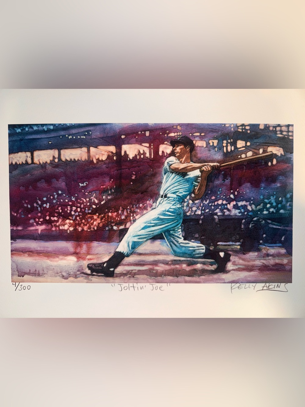 "Joltin' Joe" Limited Edition Baseball Art Print